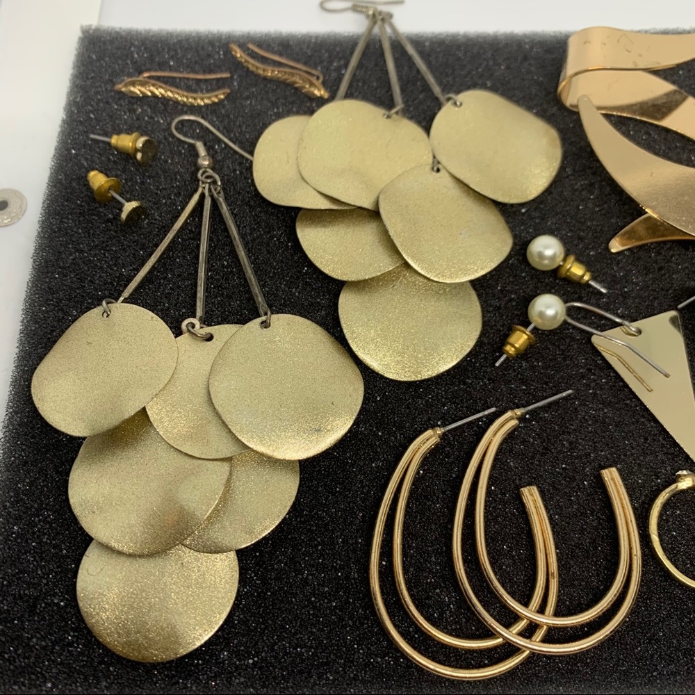 Gold Earring & Ring Bundle - Picture 2 of 5